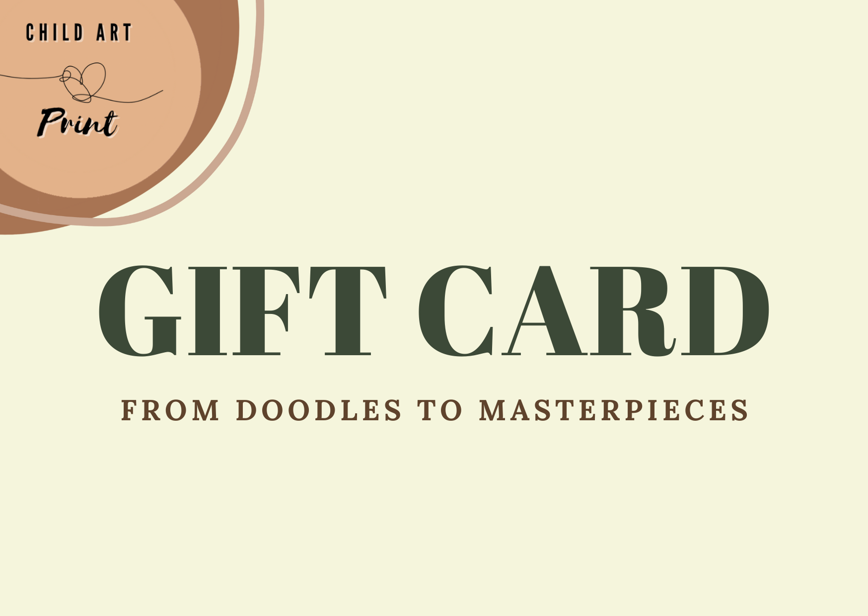 Gift Card – The Child Art Print